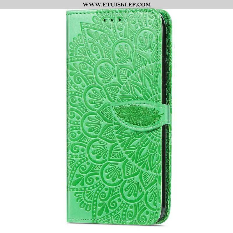 Etui Folio do iPhone 13 Mini Plemienne Liście